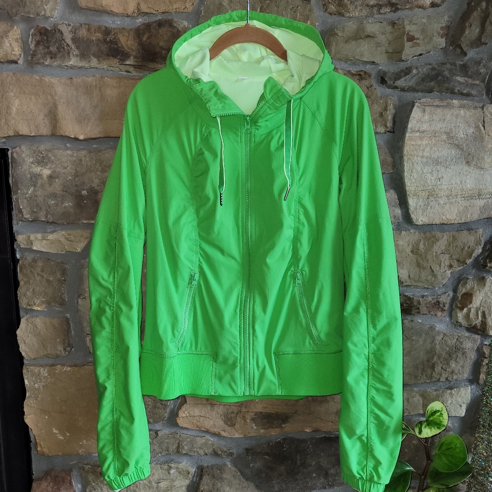 Lululemon Street To Studio 8 Lightweight Jacket Frond Lime Green